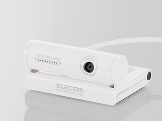 【クリックで詳細表示】ELECOM/エレコム UCAM-DLE300TWH Full HD対応300万画素Webカメラ ホワイト