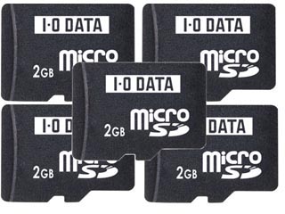 SDMC-2G/A�i2GB�jmicroSD�J�[�h�iSD&miniSD�A�_�v�^�[�t���j 5���܂Ƃ߂Ă��������Z�b�g�I