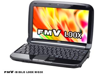 FMVLMG30B2 FMV-BIBLO/ビブロ LOOX M/G30 シャイニーブラック Office Personal 2007 2年ライセンス版