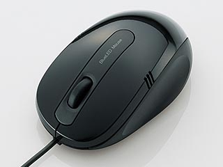 【クリックで詳細表示】ELECOM/エレコム M-BL16UBBK 3ボタン 有線BlueLEDマウス/小型サイズ/ブラック