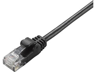 LD-GPY/BK3 CAT6���� Gigabit ���炩LAN�P�[�u�� 3m �u���b�N