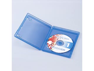 【クリックでお店のこの商品のページへ】サンワサプライ BD-N1-5BL ブルーレイディスクケース(クリアブルー)1枚収納タイプ 5個セット
