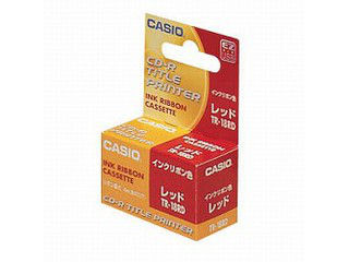 【クリックで詳細表示】CASIO/カシオ TR-18RD インクリボン(レッド)