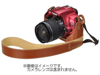 【クリックで詳細表示】HAKUBA/ハクバ DBC-KX50BR(ブラウン) ピクスギア 本革ボディケースセット Canon EOS Kiss X50 / X4 / X3 専用