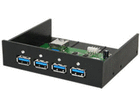 �o�����[�E�F�[�u 3.5�C���`�x�C 4�|�[�g USB3.0�Ή��n�u USBHB3543