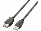 U2C-E05BK USB2.0���� �����P�[�u�� A�^�C�v/0.5m(�u���b�N)