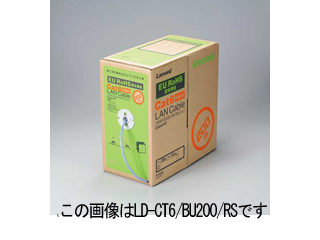 【クリックで詳細表示】ELECOM/エレコム LD-CT6/BU300/RS 自作用カテゴリー6対応LANケーブル (リレックス・単線仕様) [ブルー] 300m