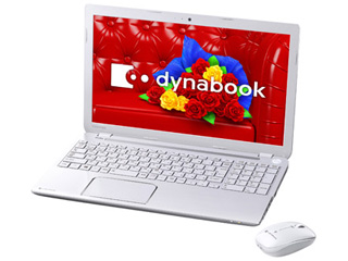 【納期5月上旬以降】dynabook/ダイナブック リュクスホワイト T554/56LW PT55456LBXW