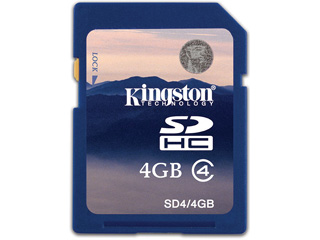 SD4/4GB SDHC�J�[�h Class4 4GB
