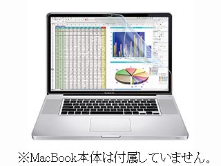 【クリックで詳細表示】サンワサプライ LCD-MB170F 液晶保護フィルム 新MacBookPro 17.0型ワイド