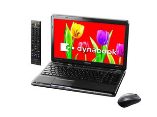 スタンダードAVノートPC dynabook Qosmio T551/T4EB ベルベッティブラック PT551T4EBFB