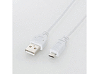 U2C-AMBX05WH �ɍ�Micro-USB(A�|MicroB)�P�[�u��[�z���C�g] 0.5m