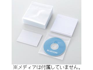 【クリックで詳細表示】ELECOM/エレコム CCD-016JK50WH CD/DVD不織布ケース(インデックス付き)