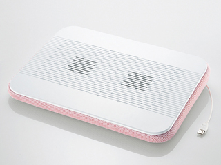 【クリックで詳細表示】ELECOM/エレコム SX-CL12PN ノートパソコン用冷却台 冷え冷えクーラー(クッションタイプ) ピンク