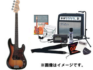 【クリックで詳細表示】Photo Genic エレキベース入門用 13点セット(DVD付き！) PB-240 SB SET 【送料無料】