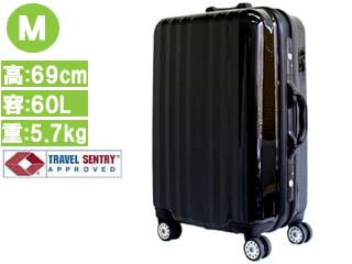 DL1125-M TSA�t���[��4�փL�����[ �g�֗��Ȍv�ʂ͂��� �n�J�b�e�h�t�� (�u���b�N) �yM�T�C�Y�z