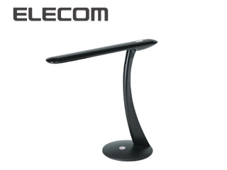 【クリックでお店のこの商品のページへ】ELECOM/エレコム LEC-SG01C07BK LEDデスクライト(ブラック)