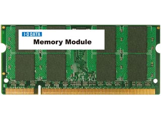 【クリックで詳細表示】I・O DATA/アイ・オー・データ SDX533-512MA PC2-4200(DDR2-533)対応 200ピン S.O.DIMM 512MB