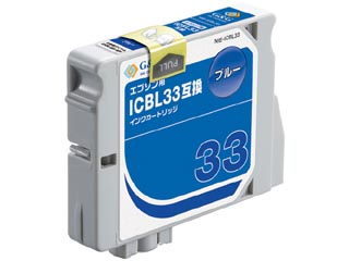 【クリックで詳細表示】G＆G/カラークリエーション NIE-ICBL33 EPSON/エプソン互換インクカートリッジ ブルー ICBL33対応