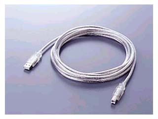 【クリックでお店のこの商品のページへ】アーベル AU210WH USBケーブル 2.0対応 スケルトンホワイト 1m