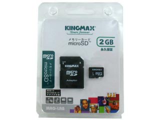 KM-MCSD2GX �}�C�N��SD�J�[�h/microSD�J�[�h 2GB �iSD�ϊ��A�_�v�^�[�t���j