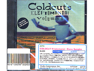 【クリックで詳細表示】AMG HITCD09 COLDCUT Kleptomania！ - Dance Samples