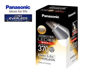 【クリックでお店のこの商品のページへ】Panasonic/パナソニック LED電球 LDA6L-E17/D/BH エバーレッズ LED電球 6.4W EVERLEDS (電球色)