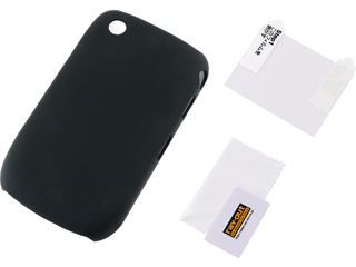 【クリックで詳細表示】ray-out/レイ・アウト RT-B93C2/B BlackBerry Curve 9300 ラバーコーティング・シェルジャケット/マットブラック