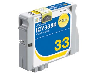 【クリックで詳細表示】G＆G/カラークリエーション NIE-ICY33 EPSON/エプソン互換インクカートリッジ イエロー ICY33対応