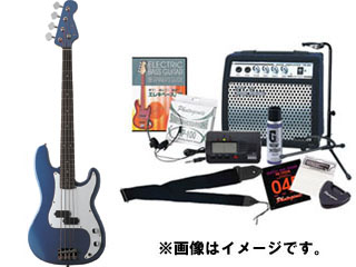 【クリックで詳細表示】Photo Genic エレキベース入門用 13点セット(DVD付き！) PB-240 MBL SET 【送料無料】