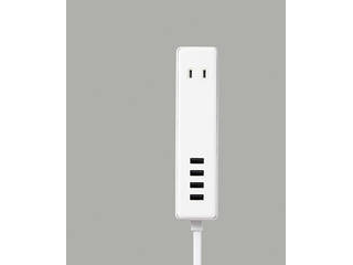 USBタップ/USBメス×4/AC×2/ケーブル1.5m/3.4A/ホワイト MOT-U11-2415WH