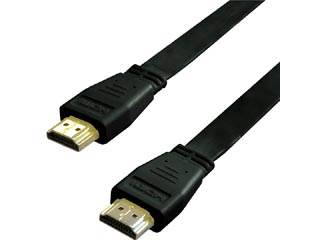 PL-HDMI02FB �n�C�X�s�[�h HDMI�t���b�g�P�[�u�� 2m�i�u���b�N�j
