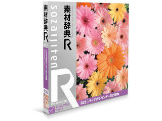 【クリックで詳細表示】データクラフト HR-SR033 素材辞典[R(アール)] 033 バックグラウンド・花と植物
