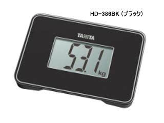 【クリックで詳細表示】TANITA/タニタ HD-386BK《スモールスケール》体重計 ブラック