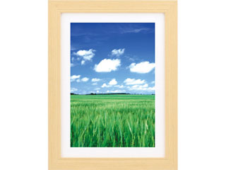 【クリックで詳細表示】HAKUBA/ハクバ FWAY2-NTW4 木製額縁 エアーズ2 カラー：ナチュラル 写真サイズ：ワイド4切