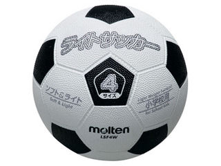 【クリックで詳細表示】molten/モルテン LSF4W ライトサッカー (ホワイト) 【4号球】