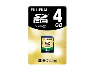 【クリックで詳細表示】富士フイルム SDHC-004G-C6 SDHCメモリーカード 4GB Class6 ＜br＞ 納期にお時間がかかる場合があります