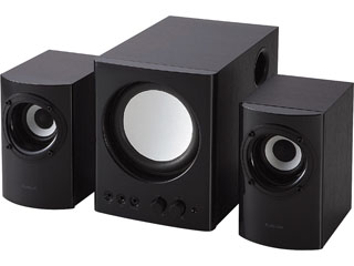 【クリックで詳細表示】ELECOM/エレコム MS-131BK 2.1chマルチメディアスピーカー ブラック