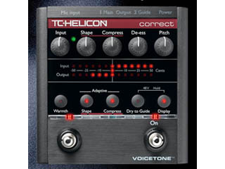 【クリックで詳細表示】TC Electronic ヴォーカル用エフェクター VoiceTone Correct【送料代引き手数料無料の安心価格】