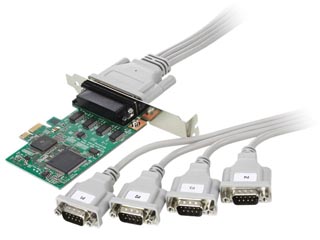 【クリックでお店のこの商品のページへ】I・O DATA/アイ・オー・データ RSA-EXP/P4R PCI Expressバス用RS-232C 4ポート拡張インターフェイスボード