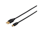 USB2.0�P�[�u�� �t�F���C�g�f�q�˂荞�� 1m �u���b�N BSUAMNHF210BK