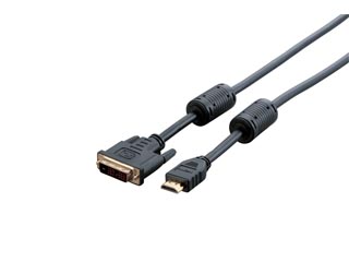 【クリックで詳細表示】バッファローコクヨサプライ BSHD07D50 AVケーブル HDMI：DVI変換 コア付 5.0m ＜br＞ 【2012年1月6日以降のお届けになります】