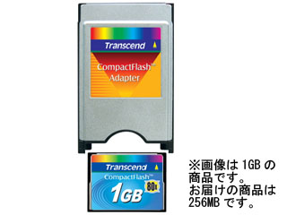 �ȥ�󥻥�ɥ���ѥ�micro�ɥ饤�֡�CF�����ɡ�TS256MFLATA 256MB PCMCIA ATA FLASH CARD