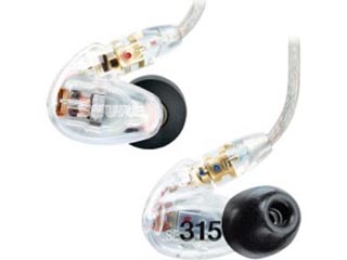 【クリックで詳細表示】SHURE/シュアー SE315-CL-J(クリア) 高遮音性イヤホン 【SHUREYP】 ＜br＞ 【国内正規品】