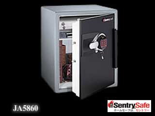 【クリックで詳細表示】Sentry Safe/セントリーセーフ JA5860 耐火・耐水金庫(2時間耐火) LCDテンキータイプ