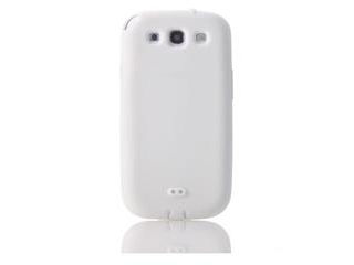 【クリックでお店のこの商品のページへ】Simplism Galaxy S3用抗菌シリコンケースセット(ホワイト) TR-SCGXS312-WT