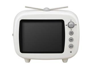GHV-DF35TVW 3.5�C���`�t������ FM���W�I���� �e���r�^�f�W�^���t�H�g�t���[�� �z���C�g