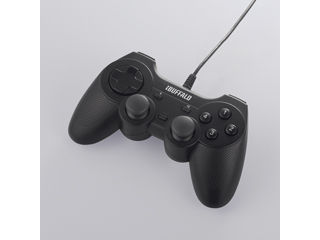 USB�Q�[���p�b�h �����X�^�[�n���^�[����F�� BSGP1205MHF �u���b�N