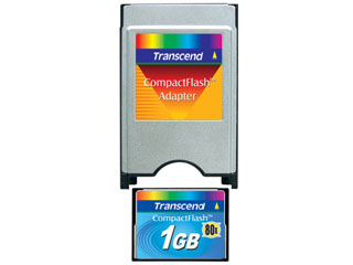 TS1GFLATA 1GB PCMCIA ATA FLASH CARD