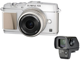 【クリックで詳細表示】【取得NG】＜br＞ OLYMPUS/オリンパス OLYMPUS PEN E-P5 レンズキット(ホワイト) 【送料代引き手数料無料！】